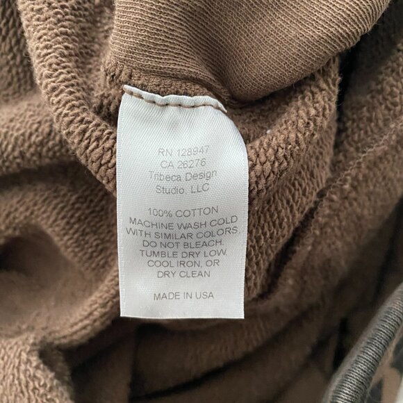 Nili Lotan "Nolan" Sweats in Brown Camo Print, size Small - Picture 9 of 10